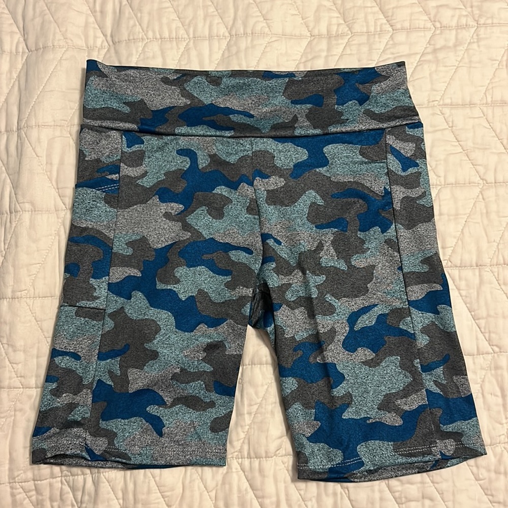 Camo Biker Shorts